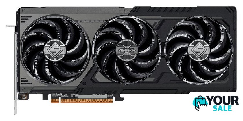 Видеокарта ASRock Radeon RX 9070 GRE Steel Legend Dark 12GB OC RX9070GRE SLD 12GO - Изображение №2 — Интернет-магазин Your Sale