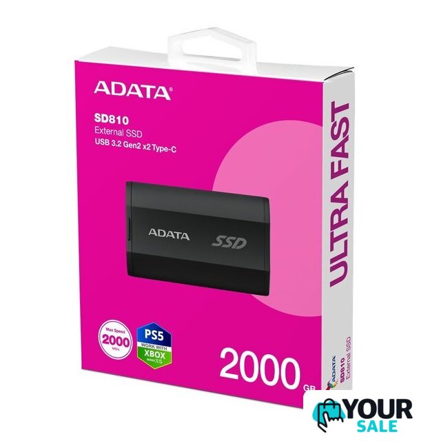 Внешний накопитель ADATA SD810 2TB SD810-2000G-CBK - Изображение №7 — Интернет-магазин Your Sale