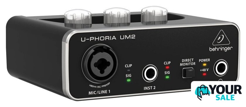 Аудиоинтерфейс Behringer U-Phoria UM2 - Изображение №2 — Интернет-магазин Your Sale