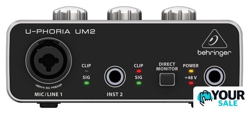 Аудиоинтерфейс Behringer U-Phoria UM2 - Изображение №1 — Интернет-магазин Your Sale