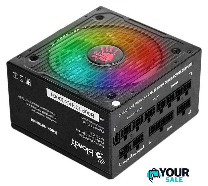 Блок питания A4Tech Bloody BD-PS750G-MR - Изображение №1 — Интернет-магазин Your Sale