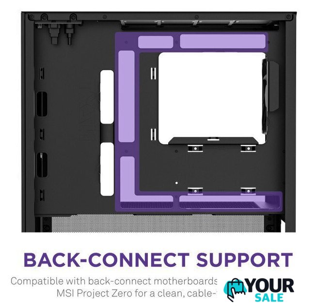 Корпус NZXT H3 Flow CC-H31FB-01 - Изображение №7 — Интернет-магазин Your Sale