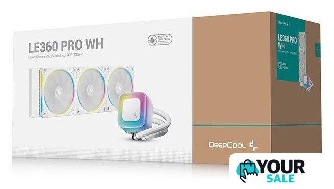 Система жидкостного охлаждения для процессора DeepCool LE360 PRO WH R-LE360PRO-WHAMMC-G-1 - Изображение №6 — Интернет-магазин Your Sale