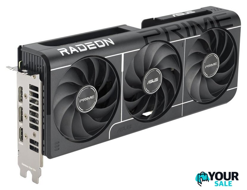 Видеокарта ASUS Prime Radeon RX 9060 XT OC Edition 16GB GDDR6 PRIME-RX9060XT-O16G - Изображение №1 — Интернет-магазин Your Sale