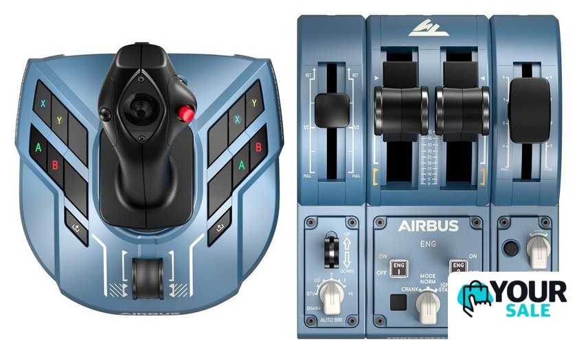 Оборудование для авиасимов Thrustmaster TCA Captain Pack X Airbus Edition - Изображение №4 — Интернет-магазин Your Sale