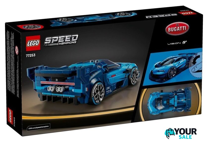 Конструктор LEGO 77253 Speed Champions Спорткар Bugatti Vision GT Hyper - Изображение №2 — Интернет-магазин Your Sale