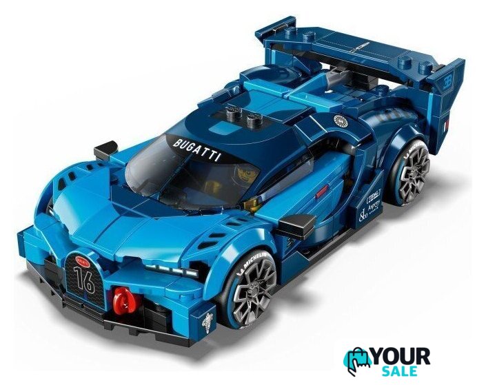 Конструктор LEGO 77253 Speed Champions Спорткар Bugatti Vision GT Hyper - Изображение №3 — Интернет-магазин Your Sale