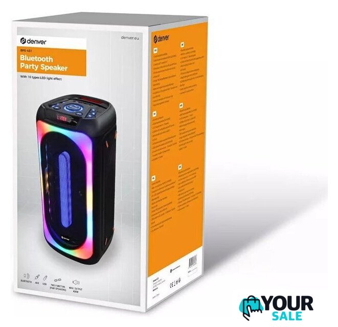 Беспроводная колонка Denver Electronics BPS-451 - Изображение №7 — Интернет-магазин Your Sale