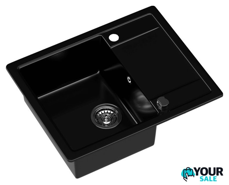 Кухонная мойка Kernau KGS Z 4557 1B1D Deep Black - Изображение №2 — Интернет-магазин Your Sale