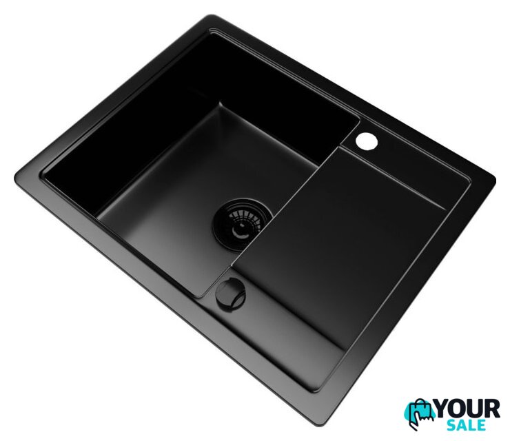 Кухонная мойка Kernau KGS Z 4557 1B1D Deep Black - Изображение №5 — Интернет-магазин Your Sale