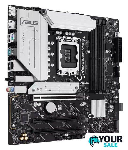 Материнская плата ASUS Prime B760M-A WiFi II - Изображение №2 — Интернет-магазин Your Sale