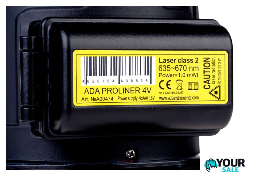 Лазерный нивелир ADA Instruments PROLiner 4V [A00474] - Изображение №11 — Интернет-магазин Your Sale