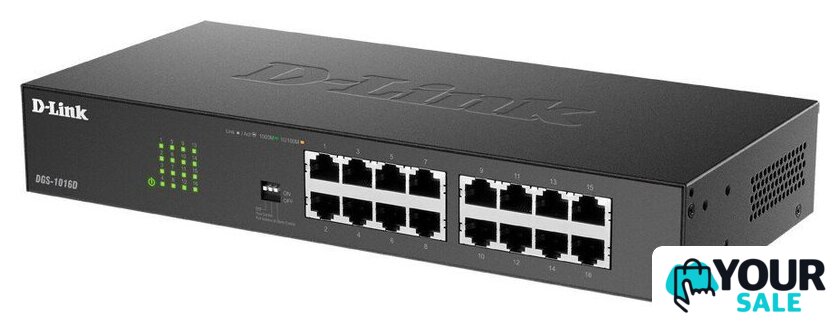 Неуправляемый коммутатор D-Link DGS-1016D/J1A - Изображение №3 — Интернет-магазин Your Sale