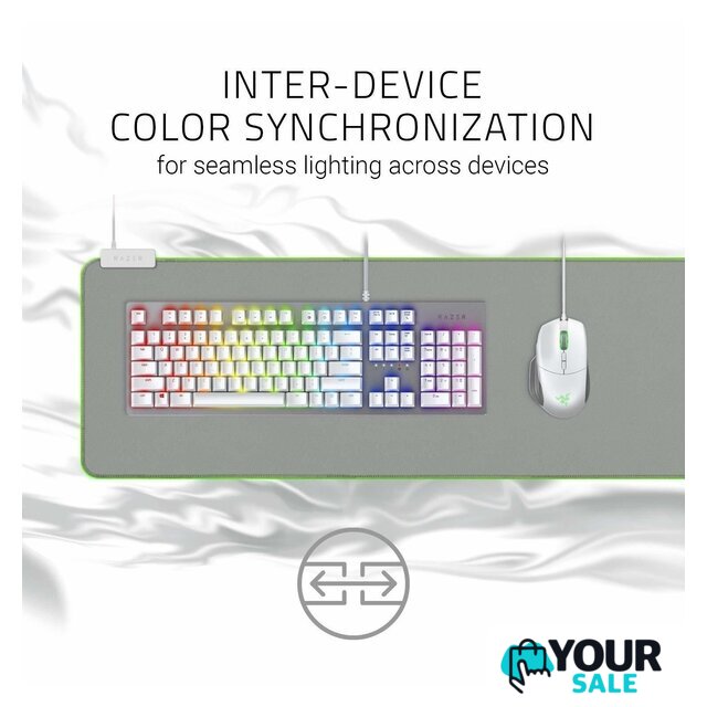 Коврик для стола Razer Goliathus Chroma Extended Mercury White - Изображение №3 — Интернет-магазин Your Sale