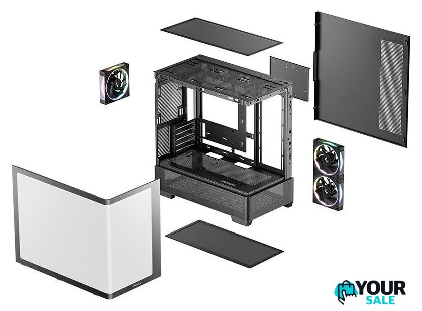 Корпус DeepCool CG380U 3F R-CG380U-BKAGM3-G - Изображение №8 — Интернет-магазин Your Sale