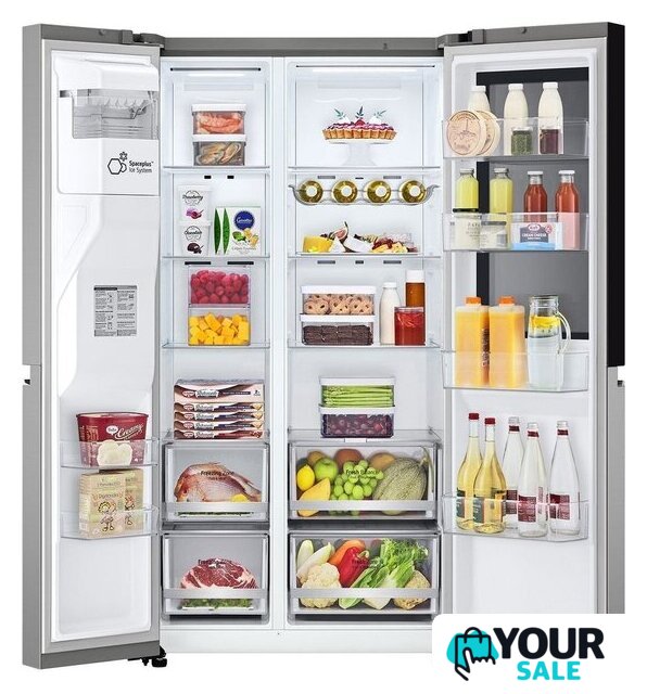 Холодильник side by side LG InstaView GSGV80PYLL - Изображение №3 — Интернет-магазин Your Sale