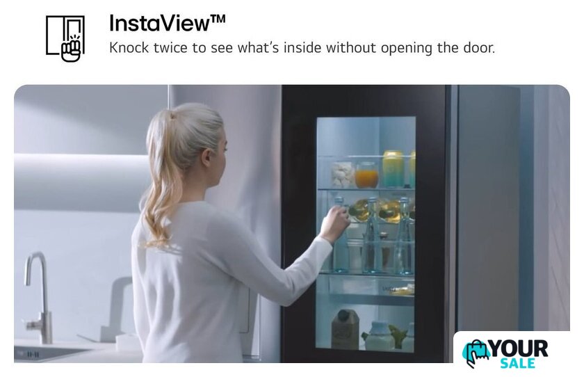 Холодильник side by side LG InstaView GSGV80PYLL - Изображение №11 — Интернет-магазин Your Sale