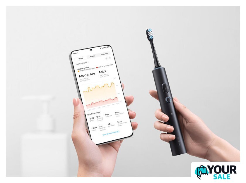 Электрическая зубная щетка Xiaomi Smart Electric Toothbrush T501 (dark gray) - Изображение №2 — Интернет-магазин Your Sale