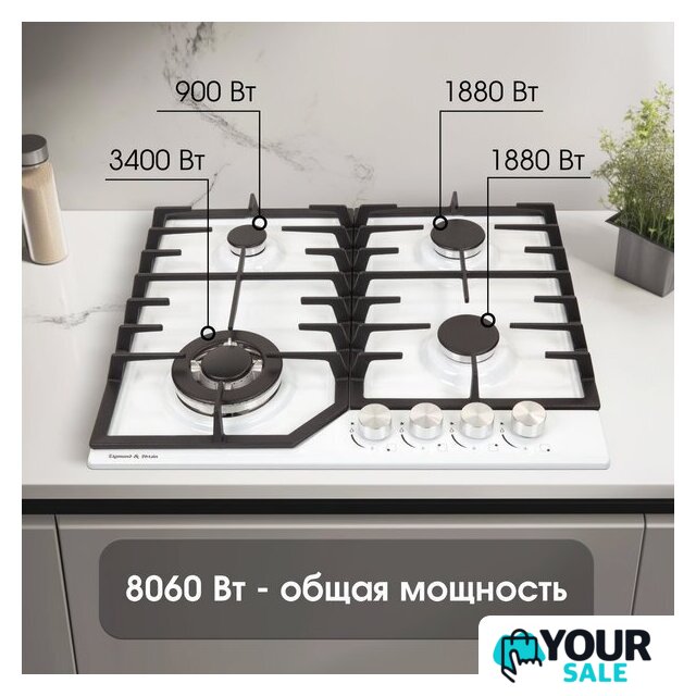 Варочная панель Zigmund & Shtain G 22.6 W - Изображение №3 — Интернет-магазин Your Sale