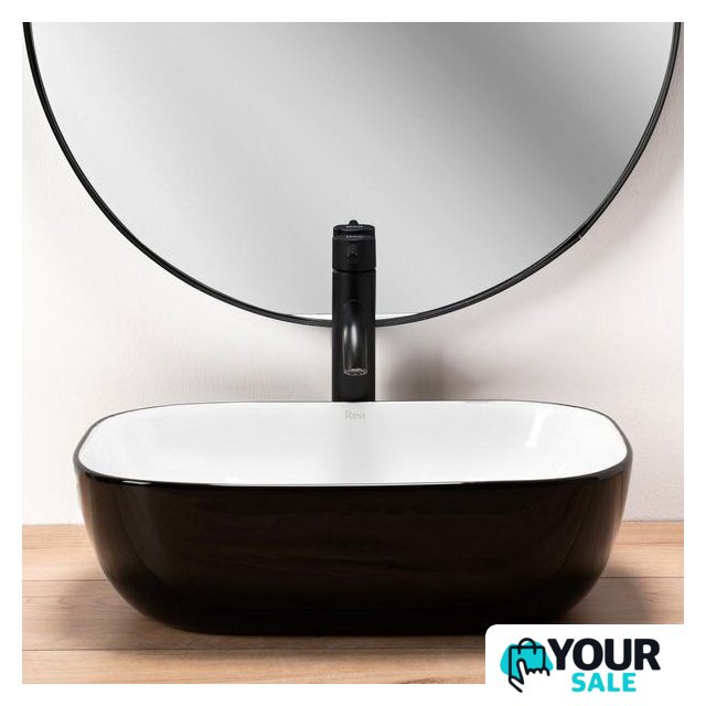 Умывальник Rea Belinda (белый/черный) - Изображение №3 — Интернет-магазин Your Sale