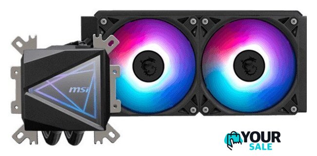 Система жидкостного охлаждения для процессора MSI MAG CoreLiquid I240 (черный) - Изображение №1 — Интернет-магазин Your Sale