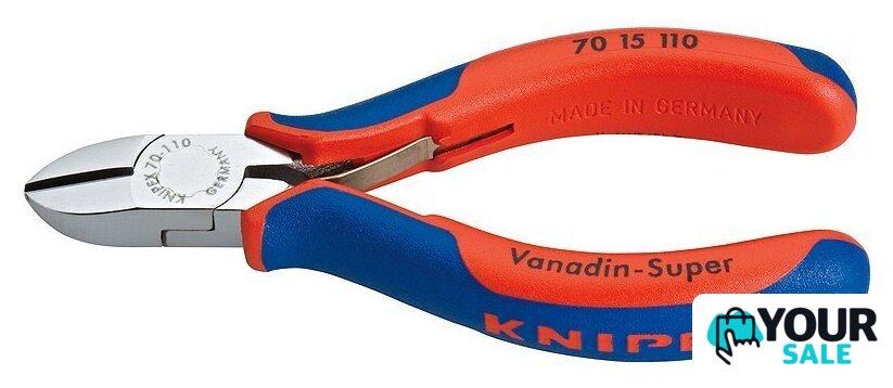 Кусачки боковые (бокорезы) Knipex KN-7015110 - Изображение №1 — Интернет-магазин Your Sale