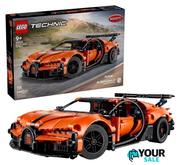 Конструктор LEGO Technic 42222 Bugatti Chiron Pur Sport Hypercar - Изображение №1 — Интернет-магазин Your Sale