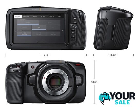 Видеокамера BlackmagicDesign Pocket Cinema Camera 4K - Изображение №7 — Интернет-магазин Your Sale