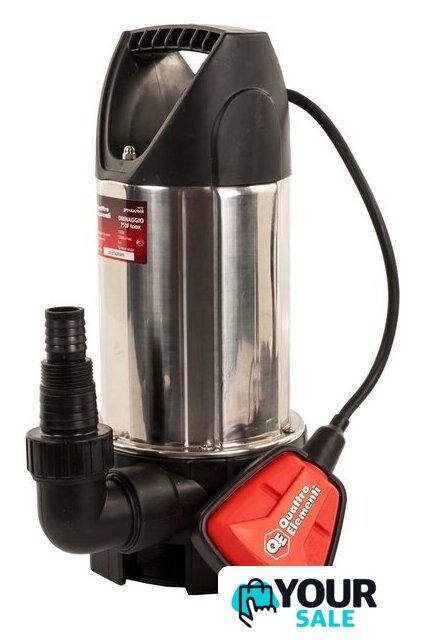 Дренажный насос Quattro Elementi Drenaggio 750 F Inox - Изображение №5 — Интернет-магазин Your Sale
