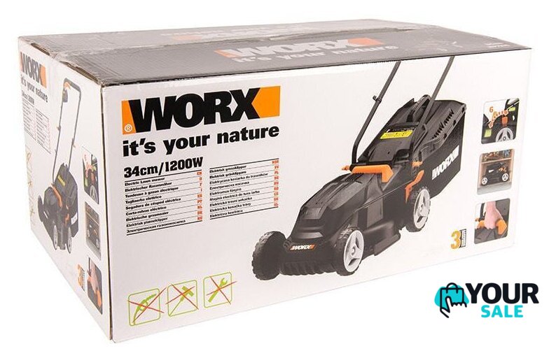 Газонокосилка Worx WG713E - Изображение №11 — Интернет-магазин Your Sale