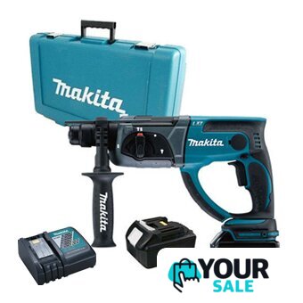 Перфоратор Makita DHR202RFE (с 2-мя АКБ) - Изображение №3 — Интернет-магазин Your Sale