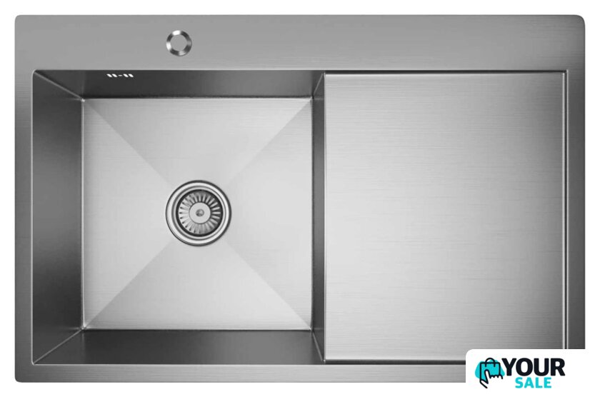 Кухонная мойка Mixline Pro 551877 левый (сатин, с сифоном) - Изображение №1 — Интернет-магазин Your Sale