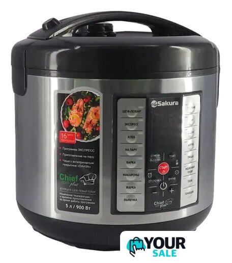 Мультиварка Sakura SA-7766BK - Изображение №1 — Интернет-магазин Your Sale