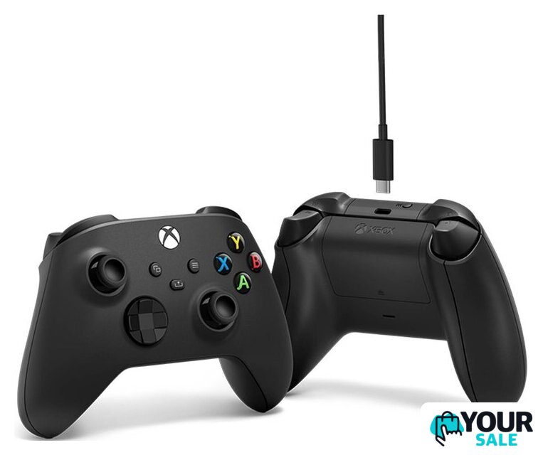 Геймпад Microsoft Xbox + USB-C кабель (черный) - Изображение №3 — Интернет-магазин Your Sale