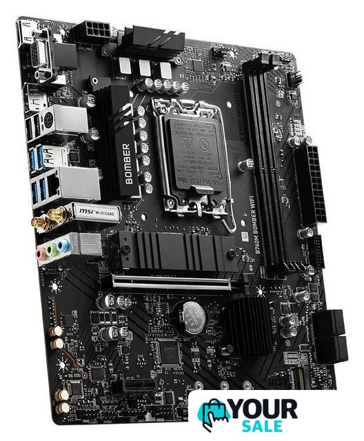 Материнская плата MSI B760M Bomber WiFi - Изображение №2 — Интернет-магазин Your Sale