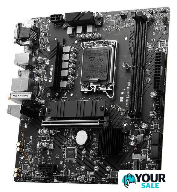 Материнская плата MSI B760M Bomber WiFi - Изображение №3 — Интернет-магазин Your Sale