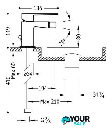 Смеситель Tres 20212001D - Изображение №2 — Интернет-магазин Your Sale