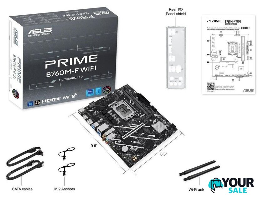 Материнская плата ASUS Prime B760M-F WiFi - Изображение №10 — Интернет-магазин Your Sale