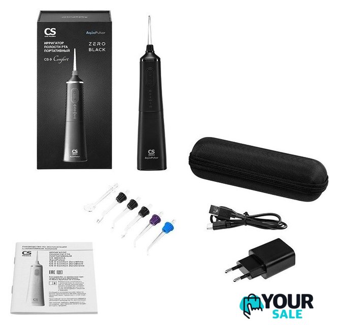 Ирригатор  CS Medica AquaPulsar CS-9 Comfort Zero (черный) - Изображение №11 — Интернет-магазин Your Sale