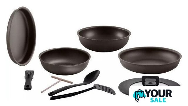 Набор сковород Polaris EasyKeep-9D 5055539171689 - Изображение №1 — Интернет-магазин Your Sale