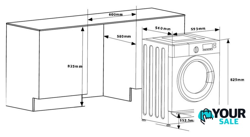 Стиральная машина Weissgauff WMI 6147 Inverter Steam - Изображение №21 — Интернет-магазин Your Sale