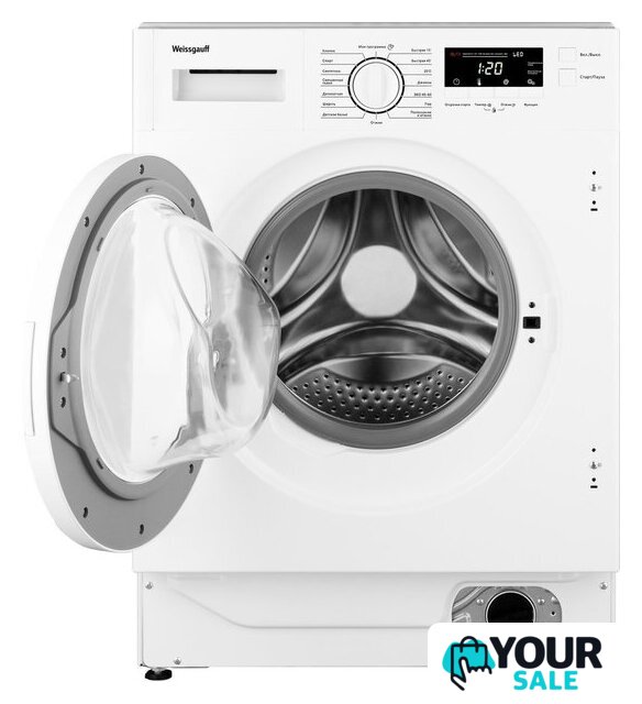 Стиральная машина Weissgauff WMI 6147 Inverter Steam - Изображение №12 — Интернет-магазин Your Sale
