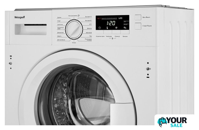Стиральная машина Weissgauff WMI 6147 Inverter Steam - Изображение №16 — Интернет-магазин Your Sale