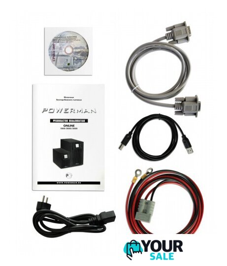 Источник бесперебойного питания Powerman Online 1000 Plus - Изображение №4 — Интернет-магазин Your Sale