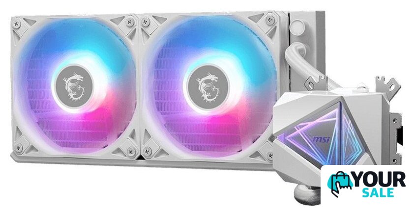 Система жидкостного охлаждения для процессора MSI MAG CoreLiquid I240 (белый) - Изображение №2 — Интернет-магазин Your Sale