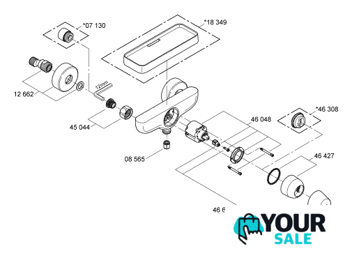 Смеситель Grohe Eurosmart Cosmopolitan 32837000 - Изображение №3 — Интернет-магазин Your Sale