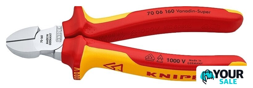 Кусачки боковые (бокорезы) Knipex 70 06 160 - Изображение №1 — Интернет-магазин Your Sale