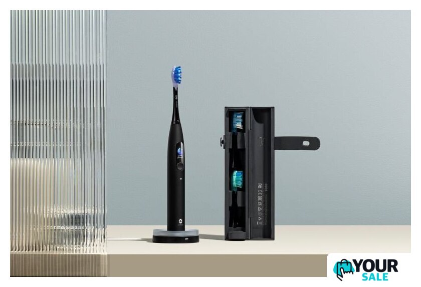 Электрическая зубная щетка Oclean X Ultral Set (черный) - Изображение №4 — Интернет-магазин Your Sale