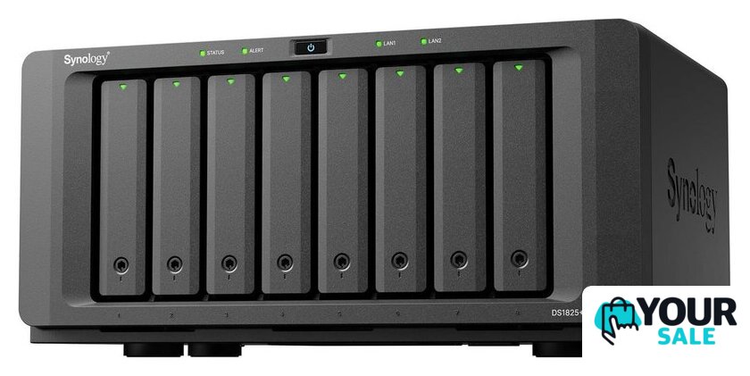 Сетевой накопитель Synology DiskStation DS1825+ - Изображение №1 — Интернет-магазин Your Sale