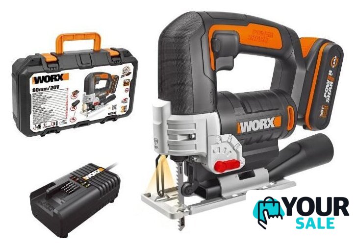 Электролобзик Worx WX543 (1 с-им АКБ) - Изображение №3 — Интернет-магазин Your Sale